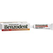 Benzodent Danties skausmą malšinantis kremas, 1 oz