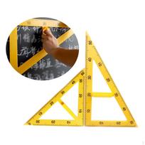 2x Math Geometry Ruler Multifunction Teaching Triangle Big Size Drawing Tool for
