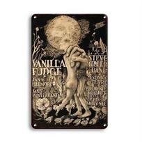 DORA Tin Sign Steve Vanilla Fudge Concert Tin Metal Sign Retro Music Wall Art Decor 20x30cm（7.8x11.8inch）