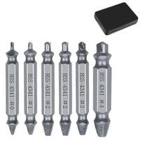 Damaged Screw Stripped Extractors, Screw Extractor, HSS 4341# Steel Broken Bolt Extractor, for Damaged Bolts or Screws Lefou