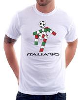 ITALIA 90 world cup Ciao Mascotte cotton t-shirt teecafe 01347 S įvairiaspalvis