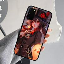 Genshin Impact Hu Tao Phone Case For Samsung S 9 10 20 21 22 23 30 23 24 Plus Lite Ultra FE S10lite Fundas For Samsung S20 5G