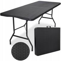 Stół Rattan Składany W Walizkę 180 Cm Catering