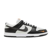 Nike Dunk Low Black Total Orange Mini Swoosh 45.5