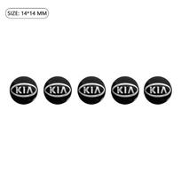 Aluminum alloy Car Remote Key Fob Emblem Badge Sticker For KIA EV6 Stinger RIO Sorento Picanto Ceed K5 K9 Carnival Niro Sportage