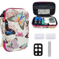 EVA Insulin Vial Storage Case Thickened Essential Oil Case Insulin Organizer  for Home rožinė