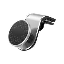 Magnetinis automobilinio telefono laikiklis skirtas Iphone11 universaliam oro išleidimo angai, metaliniam magnetiniam navigacijos automobilio laikikliui, 360 laipsnių pasukimui car holder sidabras