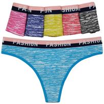 G-string Kelnaitės Medvilniniai Moteriški apatiniai Sexy Kelnaitės Moteriškos apatinės kelnaitės Stringai Kamufliažinės kelnaitės Lingerie Femme 6 vnt / part. M
