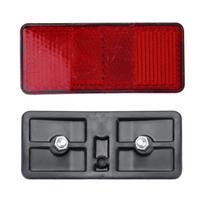 Dviračių stovo uodegos sauga Atsargiai Įspėjimas Atšvaitas Disc Panier Galinis atspindintis 1 bicycle reflector raudona