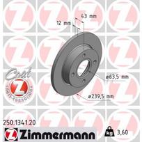 Stabdžių diskas ZIMMERMANN 250.1341.20