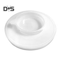 Maišytuvo dubens dangteliai KitchenAid 4,5-5 kv. talpos stacionariam maišytuvui, apsauginė nuo purslų pertvara, skaidus dangtis su papildomu įpylimo langeliu, plastikinis dubens dangtelis, skirtas apsaugoti Sets balta