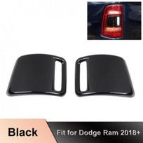 Juodas galinio žibinto dangtelis apsauga apdailos dekoras Dodge Ram 1500 18+