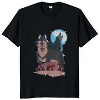 Size Tops Hunter’s Wolf Owl House T Shirt American Fantasy TV Animation Series T-Shirt harajuku oversized t shirt men clothing S juoda