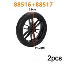 MOC statybinis blokelis Techninė dalis Plyta Motociklo padanga ir Motociklo ratlankis Suderinamas su 88517 11957 Dalimi Automobilio ratas 2 vnt. Žaislas