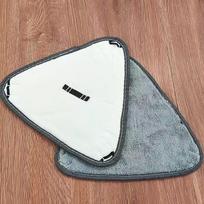 Triangular Mop Replacement Cloth, Lazy Self-Twisting Water Mop Pad, Dry & Wet -Purpose Mop Cloth, Standard Size One Size