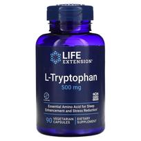 Gyvenimo pratęsimas, L-triptofanas, 500 mg, 90 daržovių kapsulių