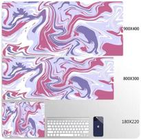 Blue Large Gaming Mouse Pad XXL Strata Liquid Deskmat Non-Slip Rubber Game Mouse Mat Computer Keyboard Mats Big Mausepad Gamer 290X250X2mm