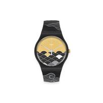 SWATCH Unisex Black Watch SO32Z105 SO32Z105 Black Watch Case