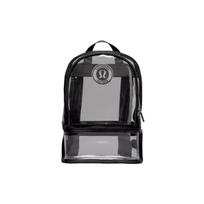 Lululemon Skaidrus 10L Madingas Laisvalaikio Skaidrus Kuprinė Unisex Kuprinė Juoda LU9BE2S-0001 Black/BLK