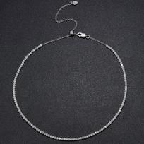 2mm D Color Moissanite Dia Woman Pendant Sier Necklace For Women Chains Party Bridal Fine Jewelry 925sterling Silver Necklace 2mm&Zircom