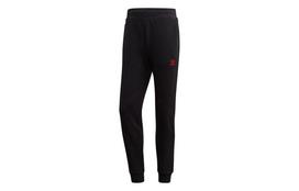 Adidas Originals Trefoil Knitted Sweatpants Men's Black Moderate Cuffed Pants GD2558 J/XS