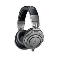 Professional Monitor with Dedicated Hard Gunmetal Gray Audio-Technica ATH-M50xGM Headphones, Wired, Case,