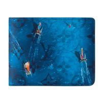 Louis Vuitton Ocean Navigation Pattern Monogram Coated Canvas Wallet Men wallet Navy-Blue M28810 Gift Set(Basic Set+Box+Shopping Bag)