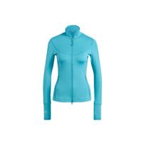 Adidas X Stella McCartney Collaboration Collection Logo-embossed Quick-Dry Sports Tight-Fitting Jacket for Women Navy Blue IA1508 XS