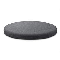 35cm Memory Foam Round Seat Cushion Thicken Chair Padding Anti-Slip Soft with Elastic Zipper Detachable Cushion Chair Pads 35x35cm tamsiai pilka spalva