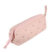 Multifunctional Hair Dryer Storage Bag Travel Curling Iron Organizer Portable Toiletry Bag for Styling Tools rožinė