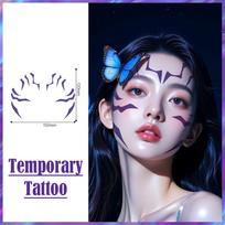 Kpop New Demon Hunters Temporary Tattoo Set Rumi Jinu Patters | Bithday Panty Huntr/Xi Saja Haloween Cosplay Rumi Tattoos