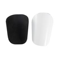 2x Mini Soccer Shin Guards Calf Guards Football Shin Pads Outdoor Sports balta