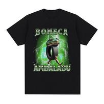 Boneca Ambalabu Funny Italian Brainrot Meme Frog T-shirt Men Clothing Fashion Humor T Shirts Unisex Summer Cotton T Shirt Tops S įvairiaspalvis