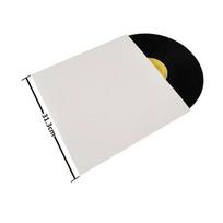 12 colių LP vinilinės plokštelės viršelis Išoriniai plokštelių vokeliai Tuščias albumo viršelis Didmeninis kvadratinis popierius vinilinėms plokštelėms LP CD kolekcijai balta
