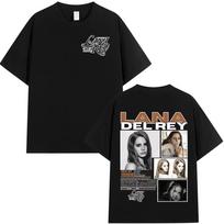 Singer Lana Del Rey T Shirt 2026 Music Album Graphic Tshirt Men Women Hip Hop Vintage Short Sleeve T Shirts Harajuku Streetwear M