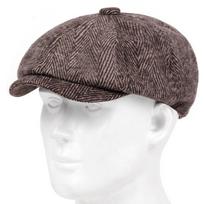 Men British Painters Hats Autumn Winter Berets Herringbone Flat Cap Hip Hop Berets Vintage Latestsboy Caps All-Match Trendy For Daily