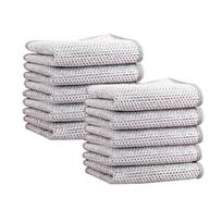 Multi-Layer Silver Fiber Kitchen Cleaning Cloths Set for Dishwashing and Oil Removal Durable and Non-Sticky Surface Cleaning Towels for Home Use One Size