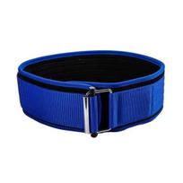 Quick Locking Weight Lifting Belt Adjustable Lumbar & Women Comfortable for Men & Back Support L mėlyna