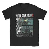 Solid Snake Metal Gear Solid 2 Men's T Shirt Fun Tees Short Sleeve O Neck T-Shirt 100% Cotton Birthday Present Clothes S įvairiaspalvis