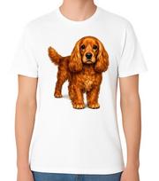 Cocker Spaniel Puppy Full Body Dog Lover T-Shirt Unisex Tee S įvairiaspalvis