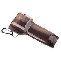 Portable Durable Plastic Transparent Dart Black with Clip Hook Storage Box