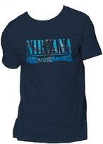Nirvana Men's Nevermind (Back Print) Slim Fit T-Shirt Navy S įvairiaspalvis