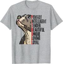 Pitbull Perfect Intelligent Tender Beautiful Unique Loving T-Shirt S įvairiaspalvis