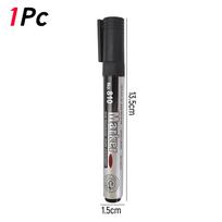 10-1pcs Thick Tip Permanent Paint Marker Black Oil Waterproof DIY Signature Pen for Paper Marker Quick Drying Marker Pen for Art