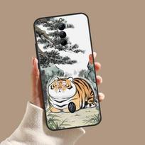 Cartoon Fat Tiger Case For ZTE Nubia Red Magic 10S 9S 8S 8 9 10 11 Pro Plus 5G 6R 6 7 6S 7S Pro 10 Air Cover For Red Magic 5G