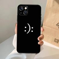 Sad depression Black Word Phone Case For iPhone 16 15 14 13 11 12 Pro Max 13 12 mini XR 15 16 Plus 16e Cover Coque For iPhone XR