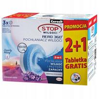 Wymienny Wkład/Tabletki Ceresit Aero360 Lawendowy 3X450G O Zapachu Lawendy