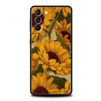 Phone Case For Samsung Galaxy S25 Edge S24 S23 S22 S21 Ultra S20 FE 5G S10 S10E S9 Plus Soft TPU Cover Summer Colorful Flower Galaxy S9+