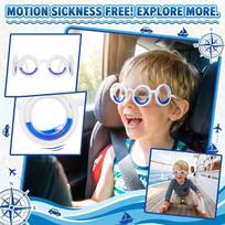 Anti-Dizziness Glasses Suitable for Car Boat and Travel Use Effective Relief for Motion Sickness and Nausea Suitable for Adults and Children One Size