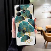 Case for Xiaomi Redmi Note 14 12 11 13 Pro Plus 14C 12C 13C 10 K80 A3 A1 A4 A5 9 8 7 Phone Cover K40 A2 A1 Cartoon Grass Leaves Redmi Note 8T